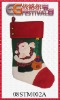 Wholesale embroidered christmas stocking 08STM002A