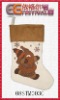 Wholesale embroidered christmas stocking 08STM003C