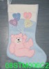 Wholesale embroidered christmas stocking 08STM006C2
