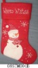Wholesale embroidered christmas stocking 08STM004B