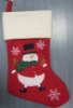 Wholesale embroidered christmas stocking 09STM94B
