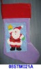 Wholesale embroidered christmas stocking 08STM021A