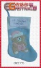Wholesale embroidered christmas stocking 09STM76