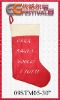 Wholesale embroidered christmas stocking 09STM05-30