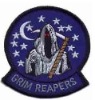 Wholesale Embroidery applique army patches-Grim Reaper.