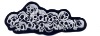 Wholesale Embroidery skull patches/bagdes/emblems with SKULL BASE