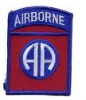 Wholesale Embroidery qpplique army patches/badge -- Airborne