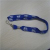 Wholesale polyester lanyard string with plastic buckle,metal hook