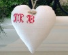 Wholesale Heart lavender scent bag
