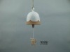 Wholesale fashionable lovely ceramic aeolianbell handicrafts red soil white glazed arts and crafts perfect art and crafts porcelain gifts
