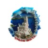 Wholesale resin dolphin souvenir manget