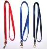 Wholesale fine polyester lanyard string with plastic buckle,metal hook