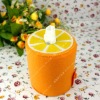 Wholesale 2010 orange shaped napkin box, tissue holder