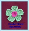 Wholesale Crochet flower,padded flower for decoration