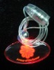 flashing led plastic necklace with different pendents