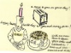 Paper Birthday greeting card