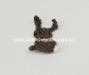 Wholesale DD01035A-3 Hand Crochet Fashion Accessories Flowers Applique Cotton craft Rabbits Bunny