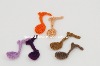 Wholesale DD01041 Hand Crochet Fashion Accessories Music Flowers Appliques Cotton flower making craft