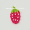 Wholesale DD01039D Hand Crochet Fashion Accessories Fruits Strawberry Flowers Appliques Cotton flower making craft