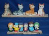 Small porcelain animal/Porcelain gift/small cat