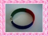 Wholesale fashion nation pvc barcelet for promotion