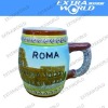 Wholesale ceramic painting mug ,coffee mug for souvenir
