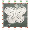 Wholesale Hand made cotton crochet flower butterfly