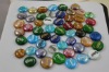 Wholesale faceted glass colored stones