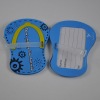 Wholesale slippers soft pvc luggage tag(manufacturer)