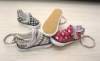 Wholesale mini shoes keychain