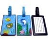 Wholesale soft pvc luggage tag, fashion handbag tag, cute design bag tag., hangbag label