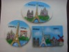 Wholesale Polyresin fridge magnet/tour souvenir/tour plate