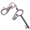 Wholesale Old Key Shape Metal Bronze Keychain