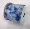 Wholesale decorating christmas wired ribbon