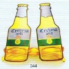 Wholesale bottle shaped party glasses funny glasses