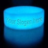 Wholesale Deboss silicone glow in dark thumb band rings