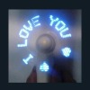 Wholesale lovely flashing mini fan
