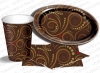 Wholesale Party Kits of Printed Disposable Paper Cup Plate Napkin