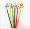 Wholesale promotion children animal wooden pencil