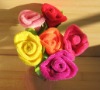 Wholesale Plush Flower ball-pen,novel ball-pen,Cartoon plush pen,gift ball-pen