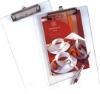 Wholesale A4 translparent clip board OEM clip board Plastic clip board OEM clip board Plastic clip pad