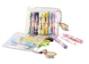 Wholesale Packed Eight Colors PVC Eraser
