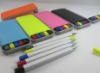 Wholesale plastic pen set including highlighter&ball pen&pencil with box CH-6258