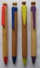 Wholesale Retractable bamboo PLA pen