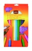 Wholesale 12Pcs 7" Jumbo Color Pencil W/Pencil Sharpener - A08181
