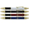 Wholesale Metal Ball Pen/Roller Ball Pen Easy Click Action Promotional Pen With Comfortable Rubberized Grip Area For Effortless Writing.