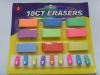 Wholesale NEON ERASER SET(18/PACK)