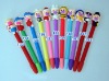 Wholesale Lovely Cartoon animal Promotion soft ceramic ball pen