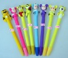 Wholesale Lovely Tiger Promotion soft ceramic ball pen
