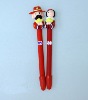 Wholesale Promotion soft ceramic God of Wealth ball pen